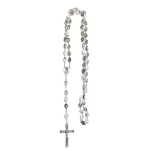 Rosary with Divine Mercy medals beads