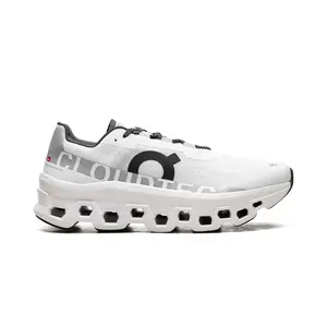 On Running Cloudmonster All White 61.98434 Men's Fashion Shoes New On Running Cloudmonster All White 61.98434 Men's Fashion Shoes New
