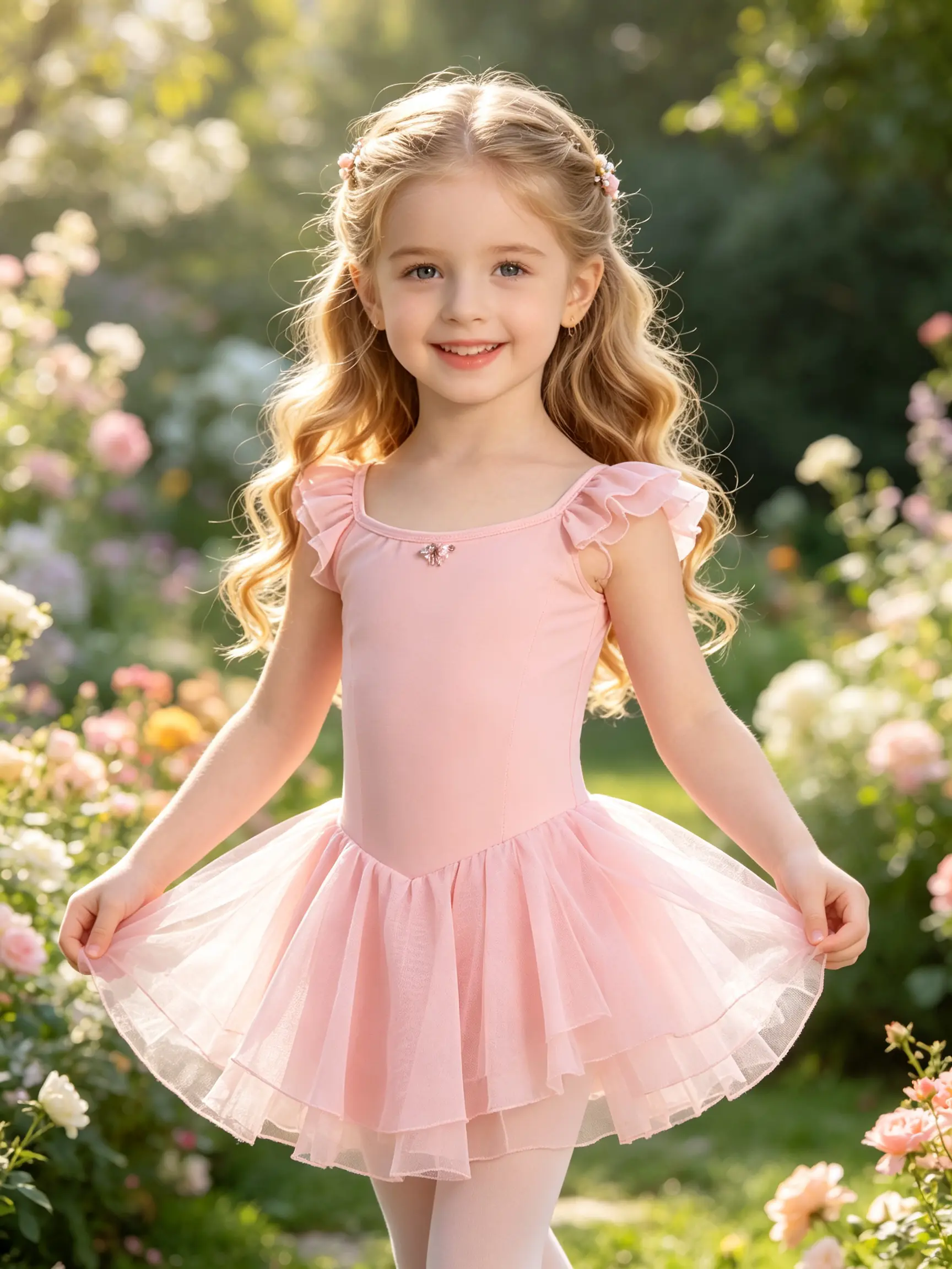 Girls Ruffle Spaghetti Strap Pink Ballet Tutu Dress Leotard Tiny Rhinestone Front Double Layer Tulle Skirt Kids Gymnastics Daily Training Dance Costume Toddler Ballet Class Outfit