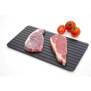 Defrosting Tray for Frozen Meat - Dishwasher Safe Large Size Defroster Plate Thawing Tray