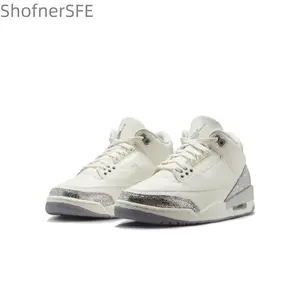ShofnerSFE Cement Grey Retro Mid-Top Cushioned Comfortable Anti-Slip Wear-Resistant Sports Shoes for Active Lifestyle