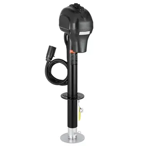 fathersdaygift  VEVOR Electric Trailer Jack, 3500 lbs, Heavy Duty RV Electric Power Tongue Jack with 7-pin Connector, Manual Crank Handle Weatherproof Jack Cover, 9.5-27.5 Lift, for Trailers, Campers RVs, Black