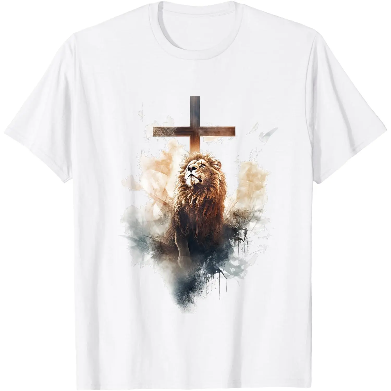 Yeshua Lion of Judah Christian Faith Jesus God Revelation T-Shirt