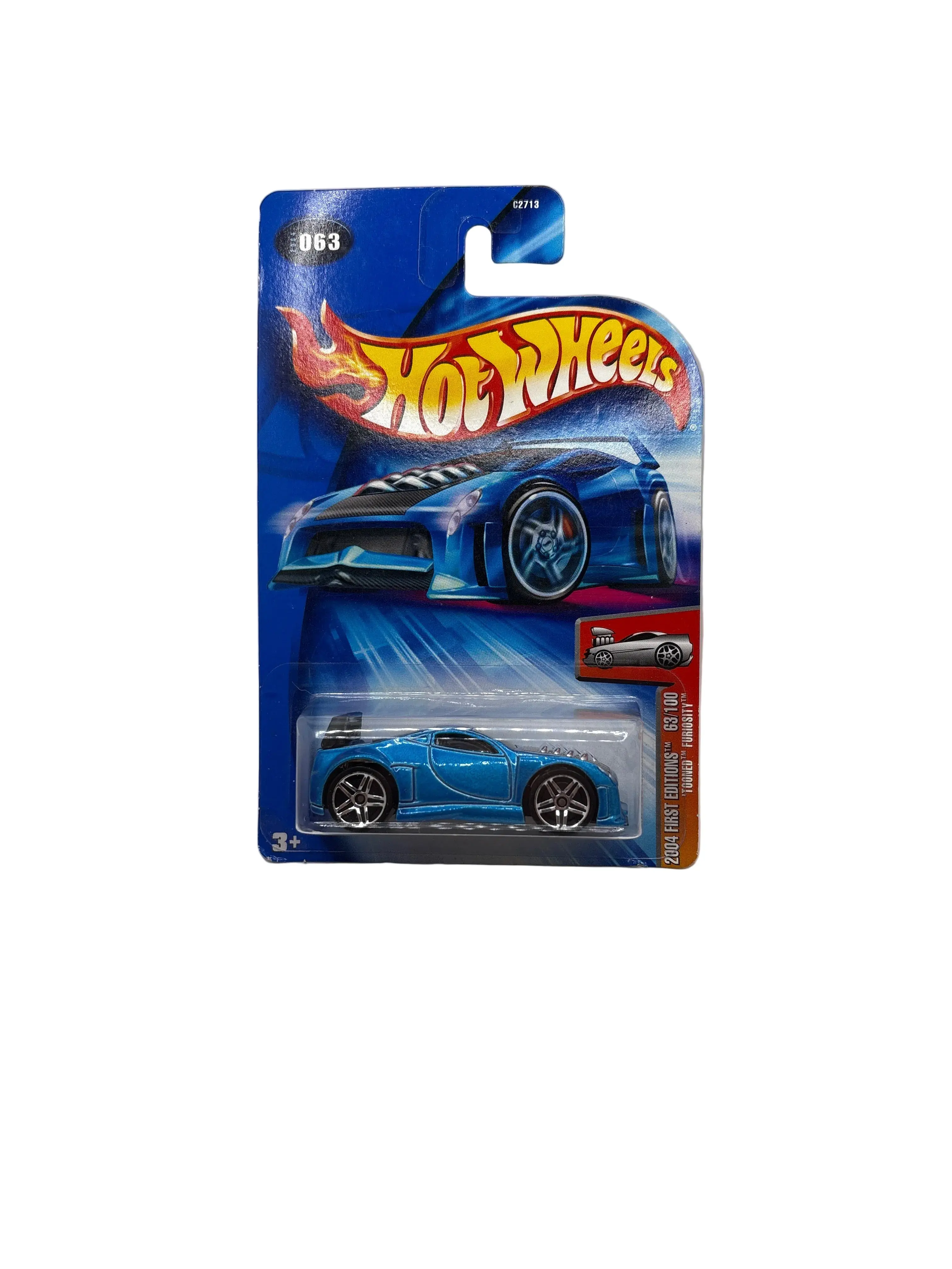 Hot Wheels Tooned Furiosity Diecast blue
