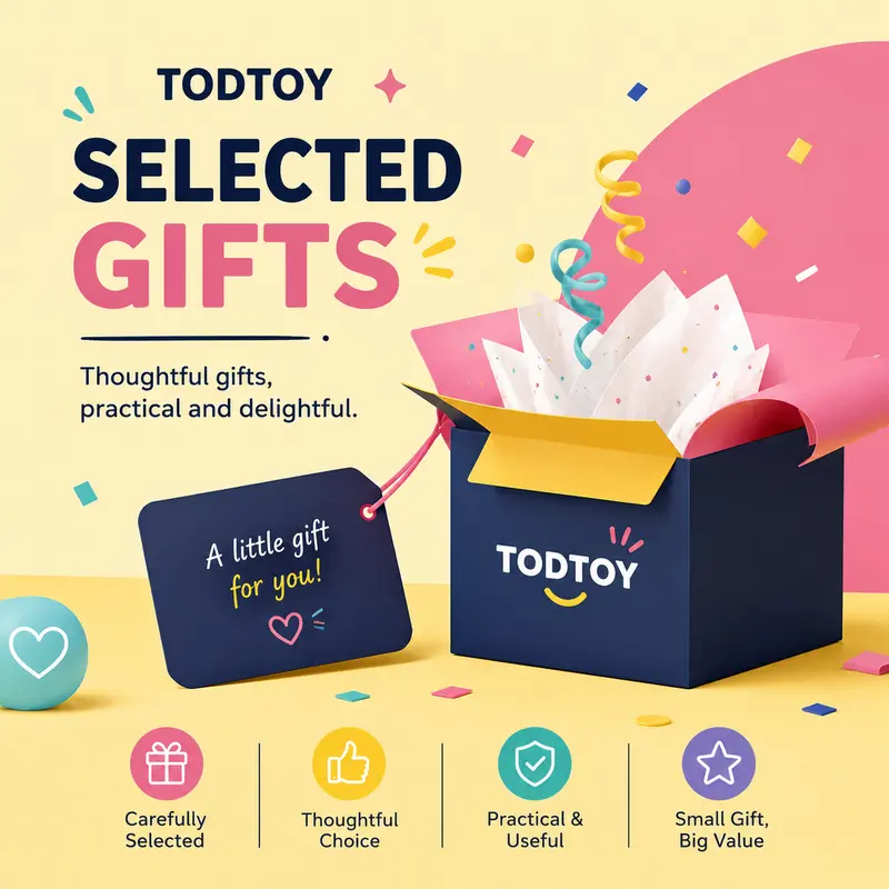 TODTOY Curated Gift Accessories - Ideal Stuffer Gift Bundle, Low-Cost Practical Add-Ons to Boost Visual Appeal of Toy & Hobby Purchases