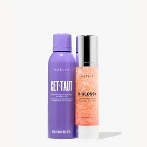 MAËLYS - Firming & Hydrating Body Duo - Body Firming Mousse-To-Oil and Smoothing Body Serum - Reduce & Smooth The Look Of Wrinkles On The Body
