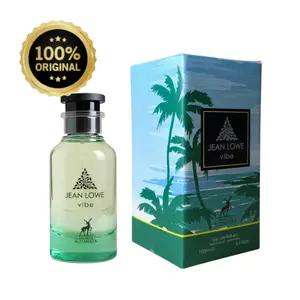 Maison Alhambra Jean Lowe Vibe Eau de Parfum 100ml & Jean Lowe Vibe by Maison Alhambra Lattafa EDP Spray 3.4oz – Unisex Luxury Fragrance, Perfume, Long-lasting Scent, Oud, Amber, Rose Notes