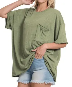 Soft Green Pocket Tee
