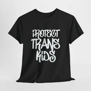 Protect Trans Kids T-Shirt - Short Sleeve, Comfortable Fit, Ideal for Transgender Youth, Supportive Design