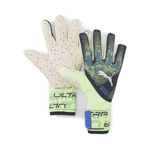 PUMA Mens Ultra Ultimate 1 Nc Goalkeeper Gloves Soccer Cleats  - Green