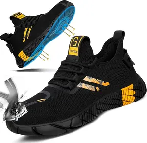 Composite & Steel Toe Work Shoes for Men & Women Lightweight Safety Sneakers Slip-Resistant for Roofing Durable Comfort