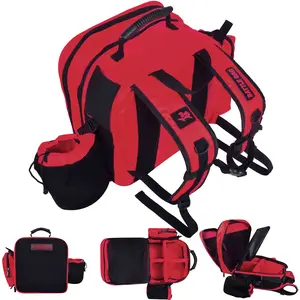 Gladiator Battle Bag Cornhole Backpack for Bags Red