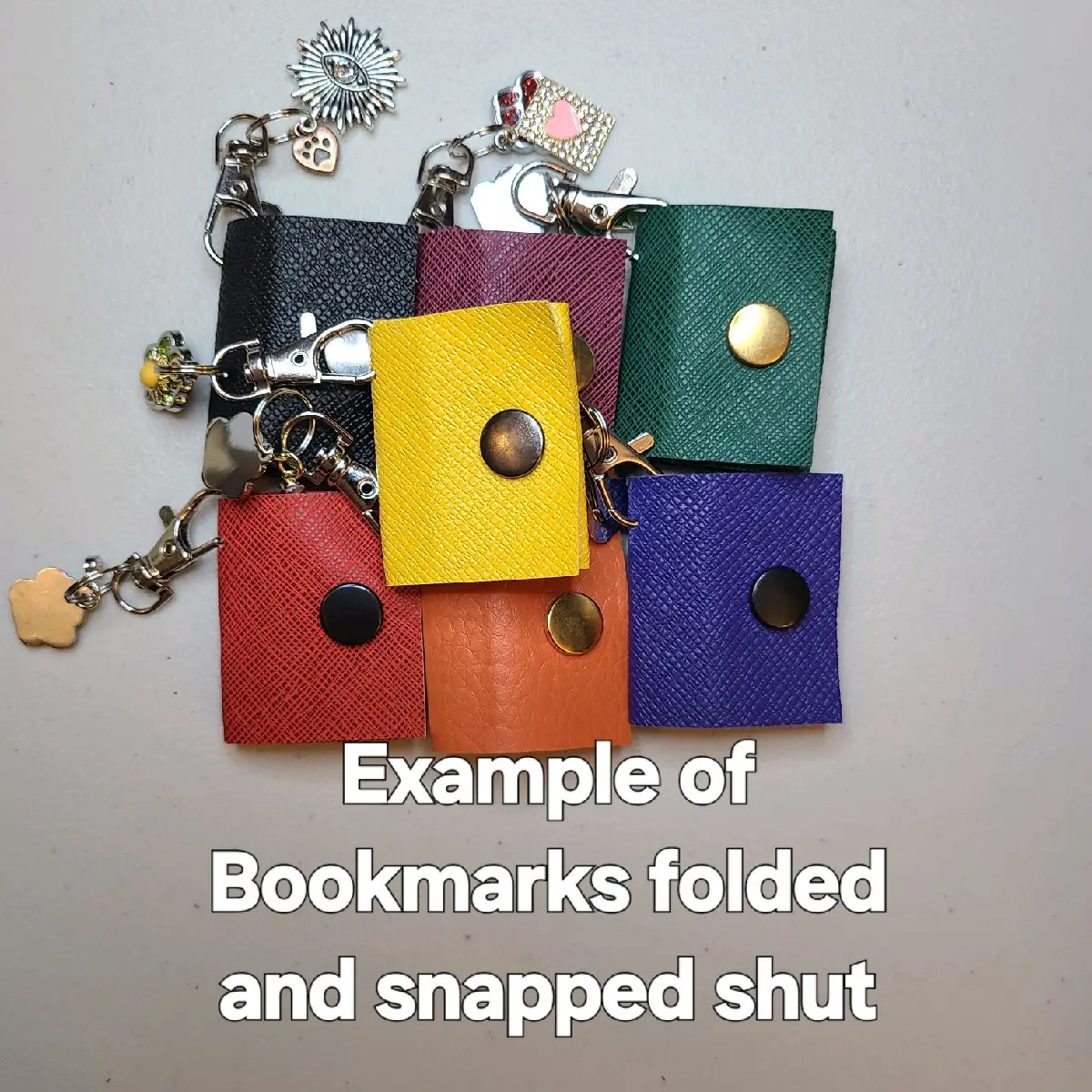 Tiny Book Key Chain - foldable bookmark