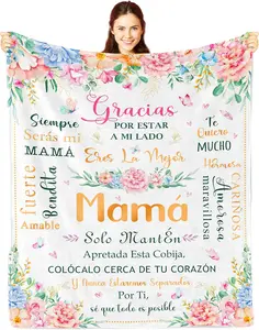 Regalos para Mamá, Regalos para Mama En Español, Feliz Dia De Las Madres, Gifts for Mom in Spanish, Mom Gifts from Daughter Son, Birthday Gifts for Mom, Mom Birthday Gifts Blanket