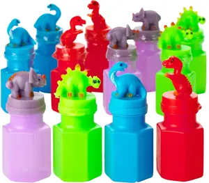 Dinosaur Bubbles Bottles Assorted Dinosaur Party Favor Bubbles with Wands for Kids Birthday Parties, Fun Party Goodie Bag Stuffer Toy for Kids Boys Girls Age 3 4 5 6 7 8 (12 Pack)