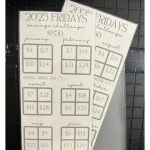 2025 52-week Savings Challenge