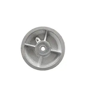 Service Caster GRA-SCC-VGR520 Replacement Wheel for Grainger Wheel 3G299 - 5 in. Semi Steel Cast Iron V-Groove Wheel with Roller Bearing - 0.5 in. Bore - Fits Carts, Containers, Racks & Doors