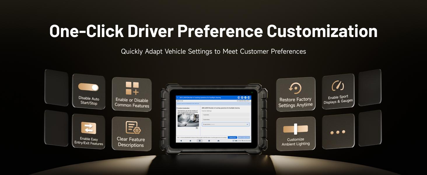 TOPDON ONE 10.1" Bidirectional Car Diagnostic OBD2 Scanner J2534 Pass-Thru, ECU Coding Full System Scan, 50+ Services TopFix AI, OE Topology