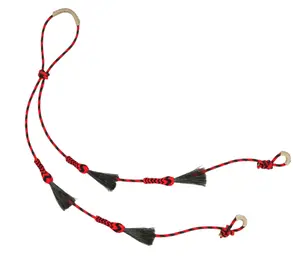 Charro Reins Horse Hair Red Riendas con Crin de Caballo Rojo