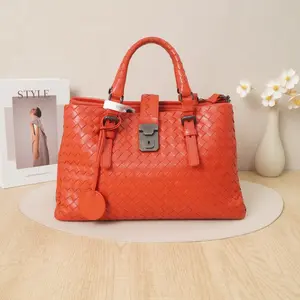 Pre-owned Bottega Veneta Leather Tote Bags Roma Tote Bag DS059257 A120