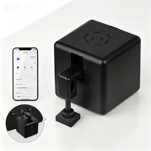 Smart Button Pusher with Touch Control, Upgrade No Wiring Switch, Works with Smart Life App, Fingerbot Plus for Timer Control and Remote Access, Add MOES Tuya Bluetooth Hub Compatible with Alexa and Google Home