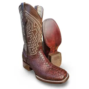 Franko Boots Mens Bulldog Python Cafe Original 100