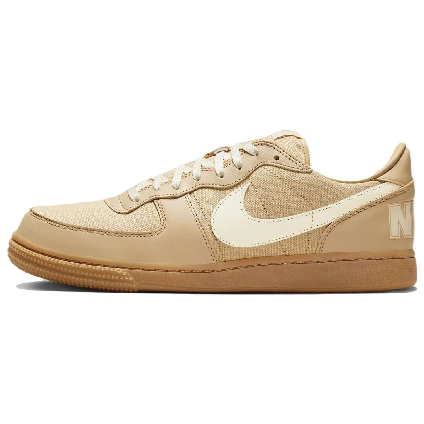 Nike Terminator Low PRM Sesame Coconut Milk Skate Shoes Unisex Brown FZ3964-252