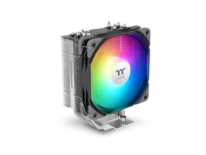 Thermaltake UX500 ARGB CPU Cooler; 5xØ6mm Copper Heatpipes; 120mm PWM Fan; 700~1800 RPM; Intel/AMD Compatible; Single Tower; 260W TDP; Black; CL-P144-AL12SW-A