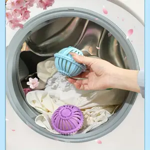 4pcs Reusable Laundry Balls - Anti-Tangle Hair Loss Remover and Clothes Ball Preventer, No Electricity Required, Durable Plastic Pet Hair and Lint Collector, Suitable for Washing Machines, Standard Wash Safe, Ideal for Pet Owners and Family Use