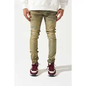 Serenede Mocha Jeans Earth Tone Dirty Wash
