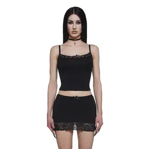 Macabre Thoughts Skirt Set