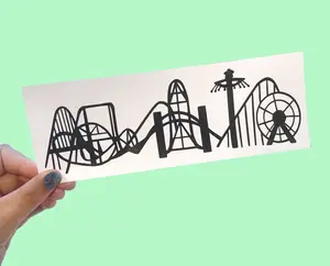 Cedar Point skyline decal