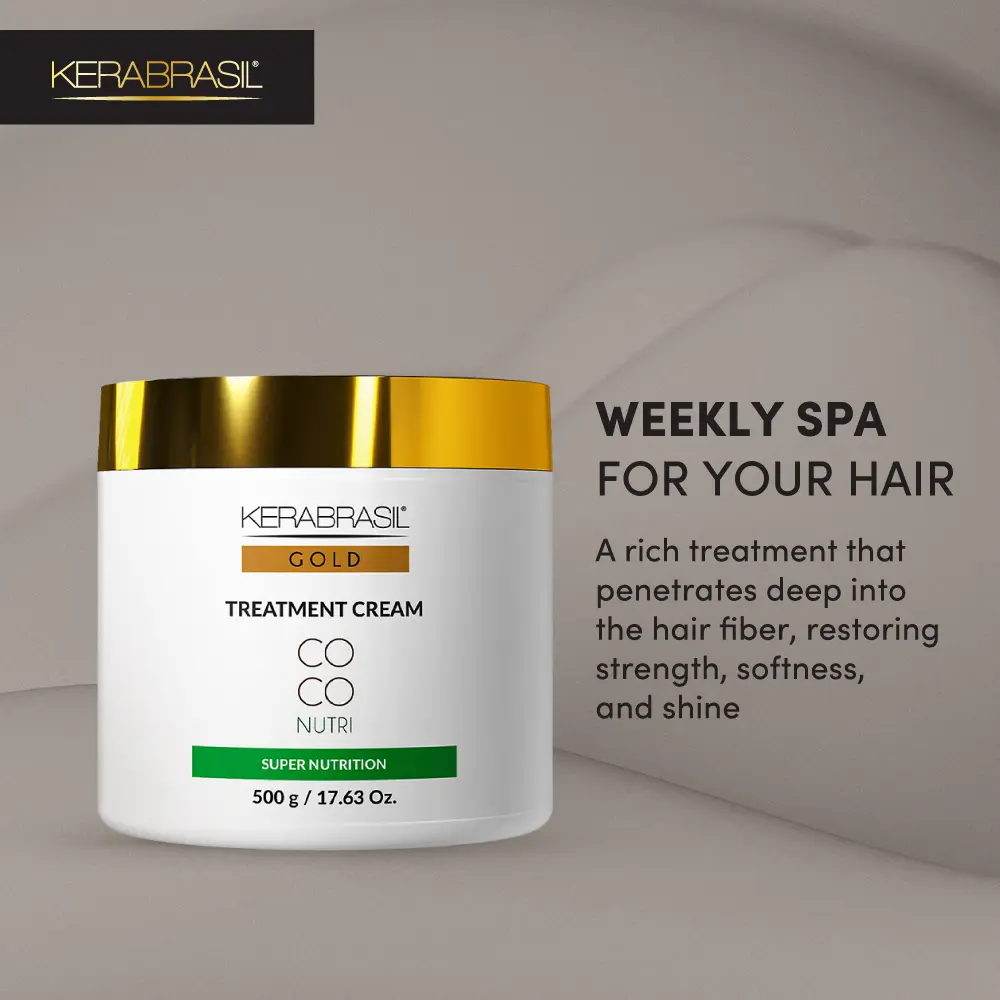 Kerabrasil Gold Coco Nutri Treatment Cream - Deep Hydration with