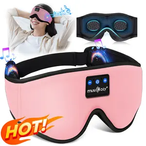 MUSICOZY 3D Sleepmask Wireless Music Eye Mask Suitable for Side Sleeping and Air Travel