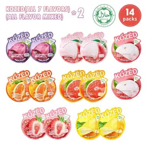 Kozed Peelable Gummy Candy Variety Pack -7 Flavors -Chewy Fruity Rolls, Fun & Sweet Snack -Valentine's Day Gift