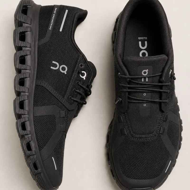 On Cloud 6 Triple Black Women's Running Athletic Shoes New