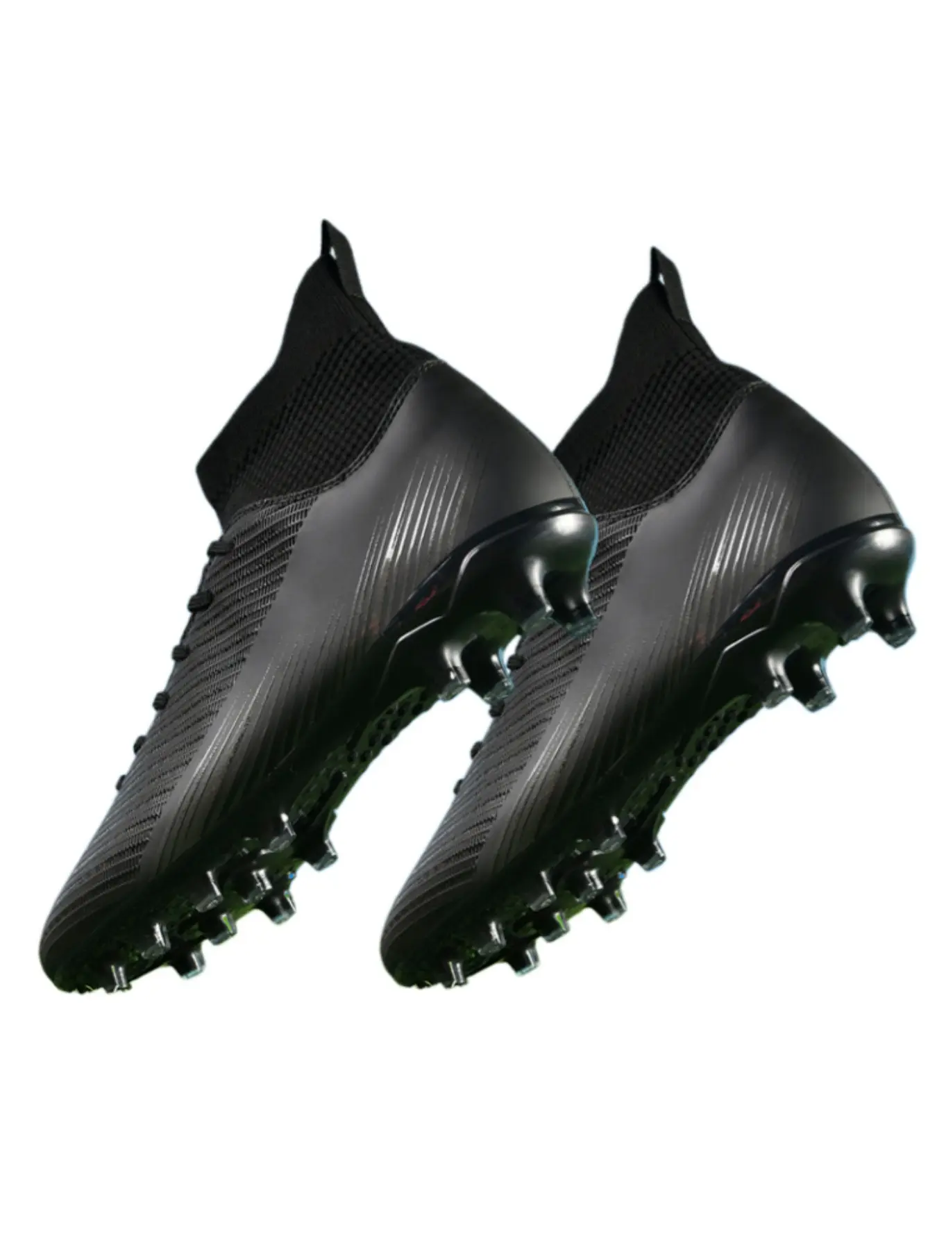 Men's Outdoor Soccer Shoes, Sports Football Shoes, Long Studs Spike Shoes Ag Fg Football Cleats, Anti-Slip Training Boots, Breathable Professional Field Boots, Sizes 35-46