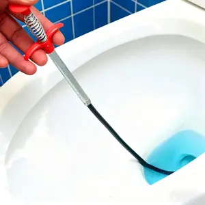 79 Inch Flexible 4-Claw Grabber Pickup Tool, Long Reach Drain Auger for Toilet Sink Pipe Dredging, Claw Retriever Tool for Item Retrieving & Household Maintenance