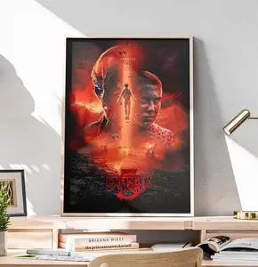 Strangerr Thingss 5 Eleven Vecna Poster Hawkins Will Fall Wall Art TV Show Merch