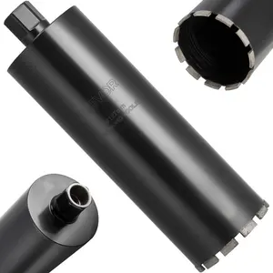 VEVOR Core Drill Bit, 6 Pieces, 1/2/3/4/5/6 inch Diameter, 14 inch Drilling Depth, 1-1/4 in-7 Internal Thread, High-Precision Welding, Wet Diamond Core Bit for Reinforced Concrete, Bricks, and Masonry