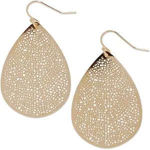 Gold Dangle Earrings For Women - Gold Leaf Earrings For Women, Womens Earrings Dangling, Dangly Earrings, Gold Drop Earrings for Women, Leaf Gold Earrings for Women Dangle, Gold-Tone Boho Earrings