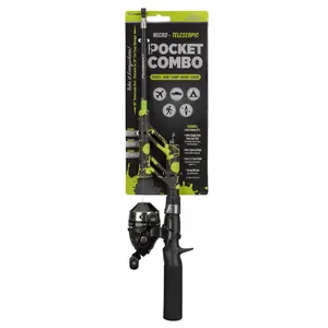 ProFISHiency Pocket Combo Micro Telescopic Fiberglass Spincast Combo