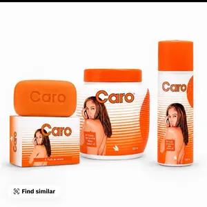 aro 3-Piece Carrot Oil Skincare Set Body Cream Lotion Soap Bar Bundl