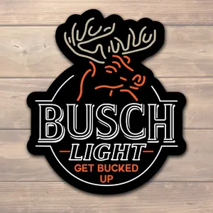 3" Busch Buck Hunting Sticker - Hunting Decal - Hardhat Sticker - Busch Car Sticker
