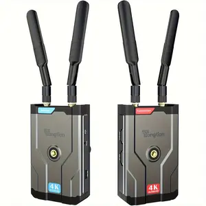 Wireless HDMI Transmitter and Receiver, 1640ft HDMI Extender Kit with HDMI LoopOut,2.4/5G 4k Full HD for Streaming from DSLR,Laptop,Netflix,YouTube to TV/Projector, Indoor/Outdoor Use