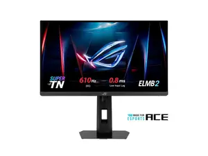 ASUS ROG Strix XG248QSG Ace Esports Gaming Monitor — 24.1" FHD (1920 x 1080) Super TN panel, 610Hz refresh rate (overclocked), 0.1ms response time (min.), ELMB 2, VRR, DisplayHDR™ 400, HDMI 2.1