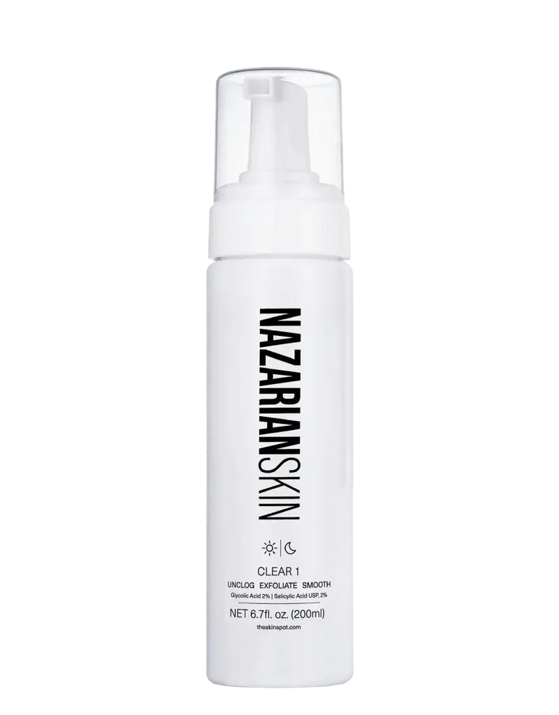 NazarianSkin Clear 1 – Gly Sal Foaming Cleanser