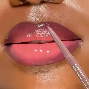 1PC Matte Lip Liner - Waterproof, Long-Lasting Matte Finish, All Day Lipliner, Easy-to-Apply Wax-Based Formula,  Daily Makeup Essential, Suits for All Light Beige Types, Full Lip Color |Durable Makeup Lip Liner Pen