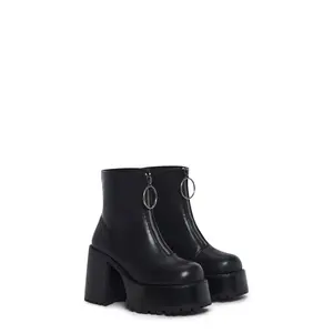 Detention Hall Platform Boots - Black Detention Hall Platform Boots - Black