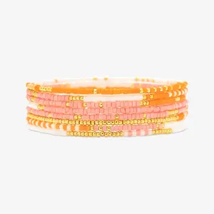 Warm Breeze Stretch Bracelet Set of 8 Warm Breeze Stretch Bracelet Set of 8